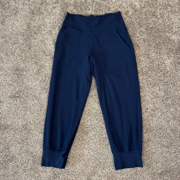 Lululemon Womens Size 6 Align Jogger Crop True Navy Yoga Walking Weekender 23" - Picture 1 of 5